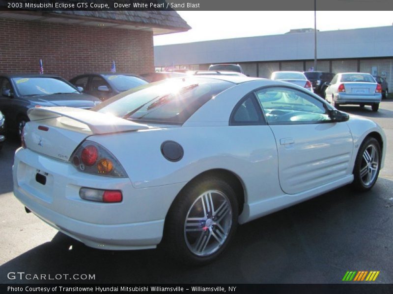 Dover White Pearl / Sand Blast 2003 Mitsubishi Eclipse GTS Coupe