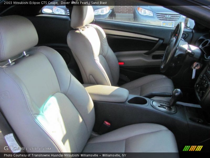 Dover White Pearl / Sand Blast 2003 Mitsubishi Eclipse GTS Coupe
