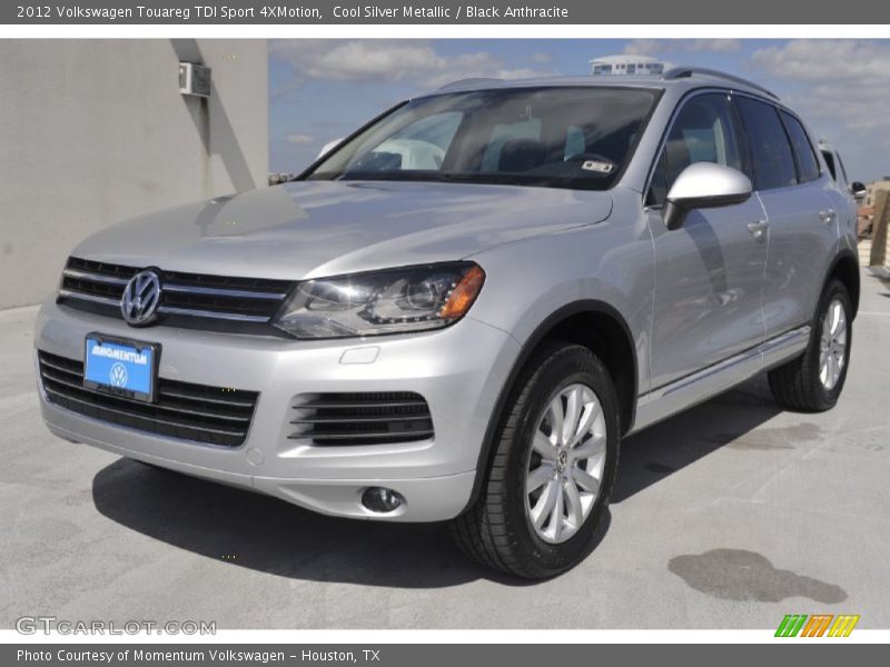Cool Silver Metallic / Black Anthracite 2012 Volkswagen Touareg TDI Sport 4XMotion