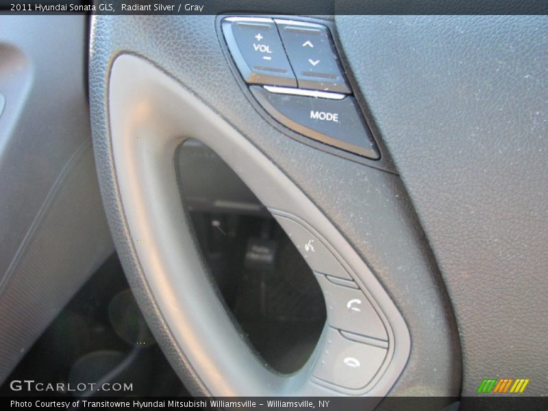 Radiant Silver / Gray 2011 Hyundai Sonata GLS