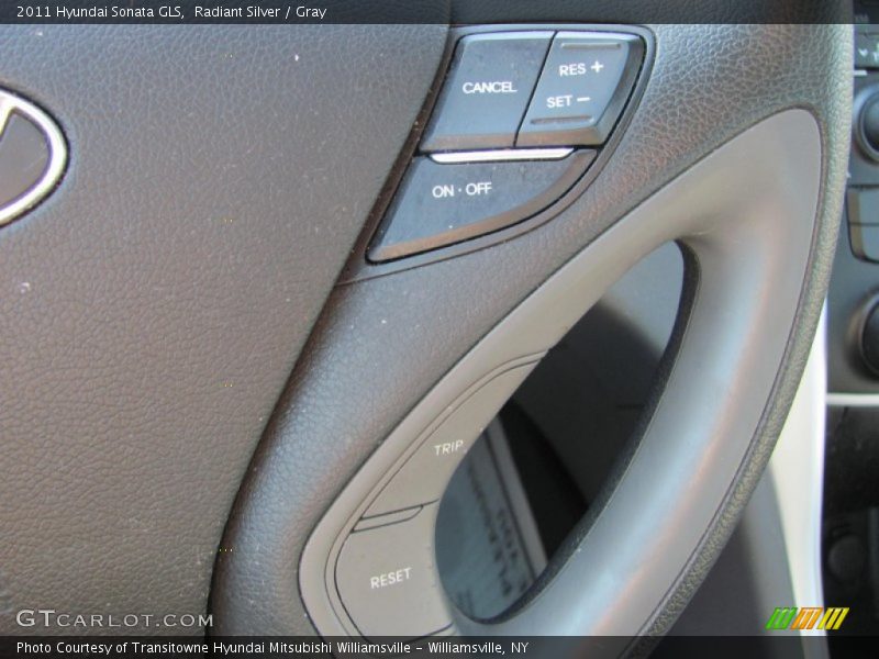 Radiant Silver / Gray 2011 Hyundai Sonata GLS