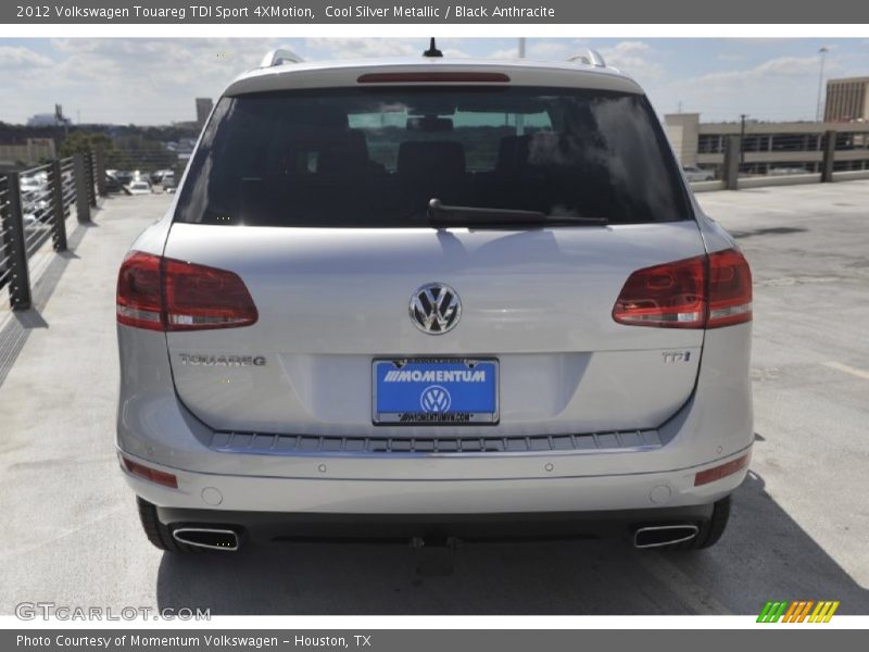 Cool Silver Metallic / Black Anthracite 2012 Volkswagen Touareg TDI Sport 4XMotion