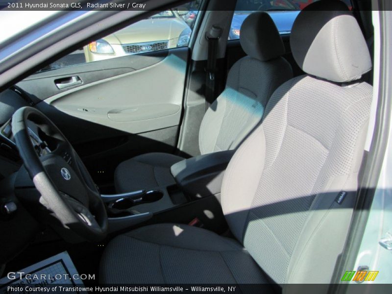 Radiant Silver / Gray 2011 Hyundai Sonata GLS