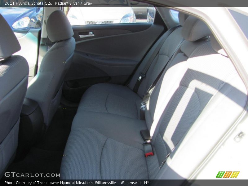 Radiant Silver / Gray 2011 Hyundai Sonata GLS
