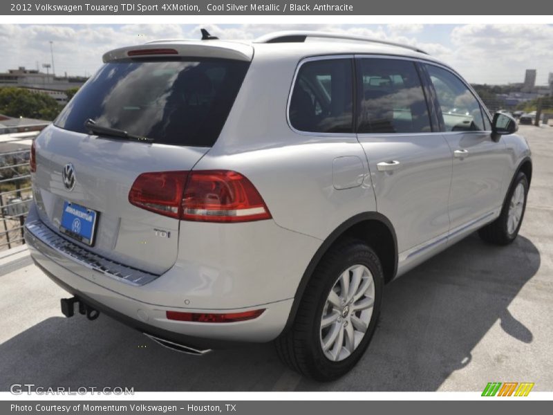 Cool Silver Metallic / Black Anthracite 2012 Volkswagen Touareg TDI Sport 4XMotion