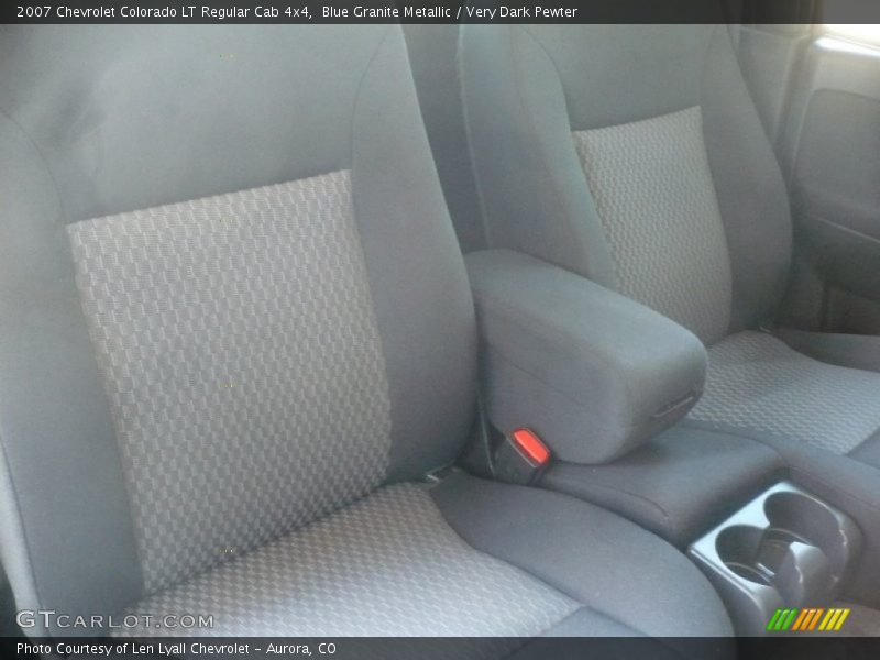 Blue Granite Metallic / Very Dark Pewter 2007 Chevrolet Colorado LT Regular Cab 4x4