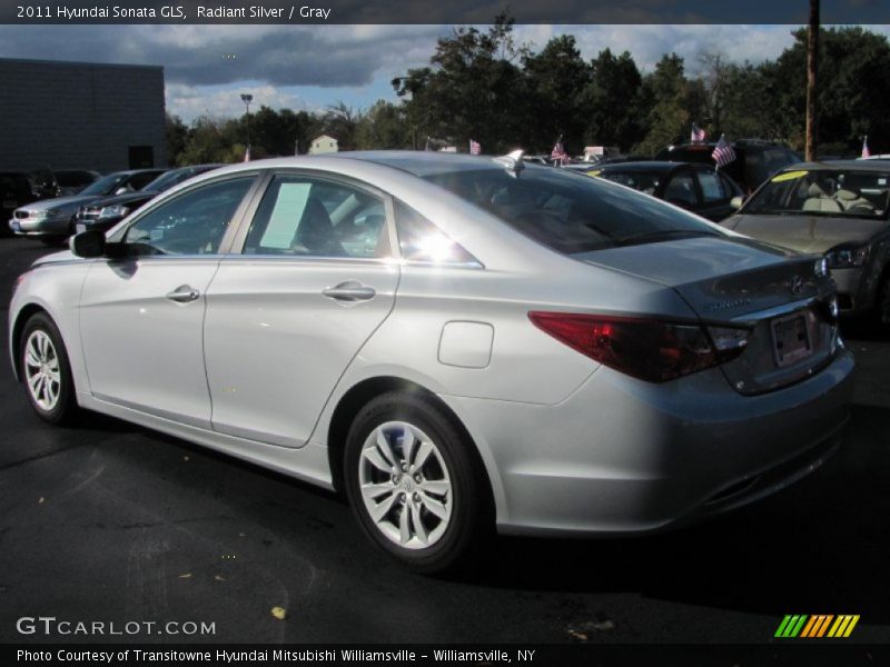 Radiant Silver / Gray 2011 Hyundai Sonata GLS