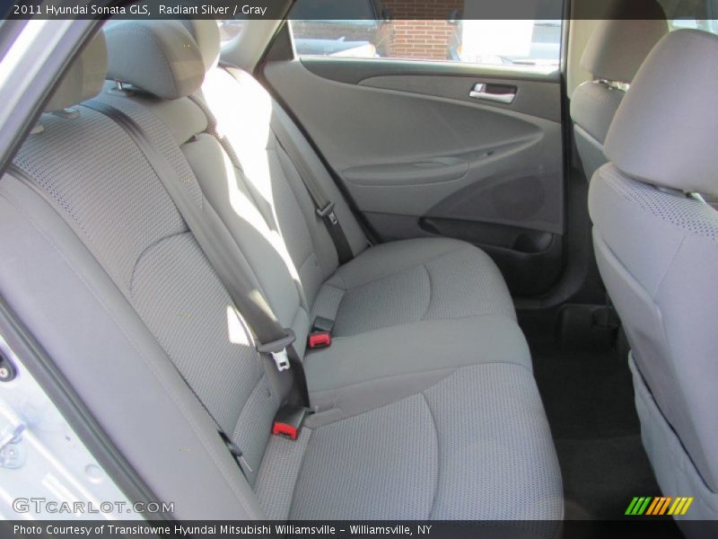 Radiant Silver / Gray 2011 Hyundai Sonata GLS