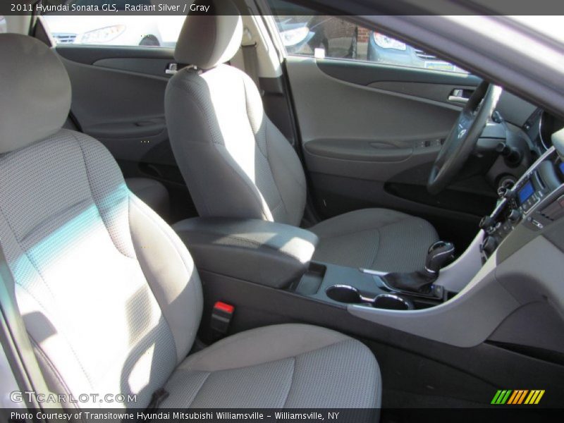 Radiant Silver / Gray 2011 Hyundai Sonata GLS