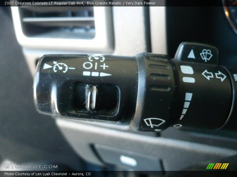 Blue Granite Metallic / Very Dark Pewter 2007 Chevrolet Colorado LT Regular Cab 4x4