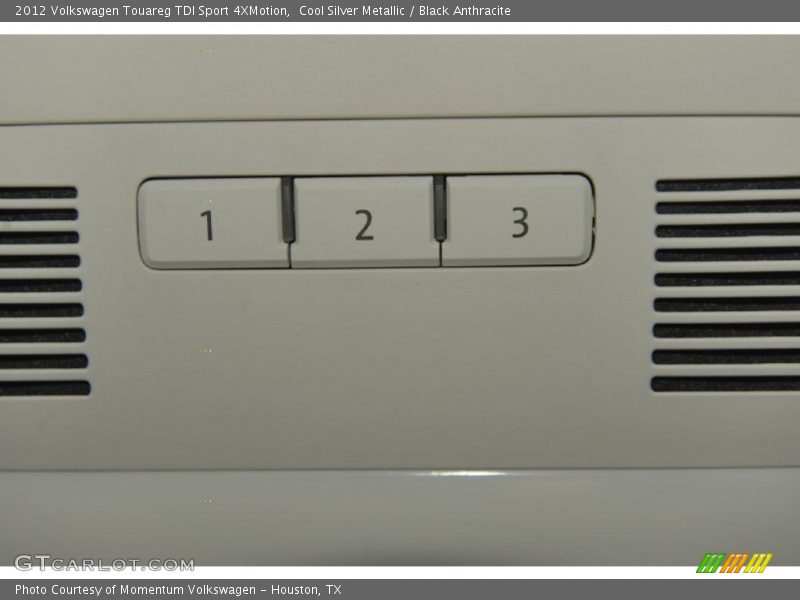 Cool Silver Metallic / Black Anthracite 2012 Volkswagen Touareg TDI Sport 4XMotion
