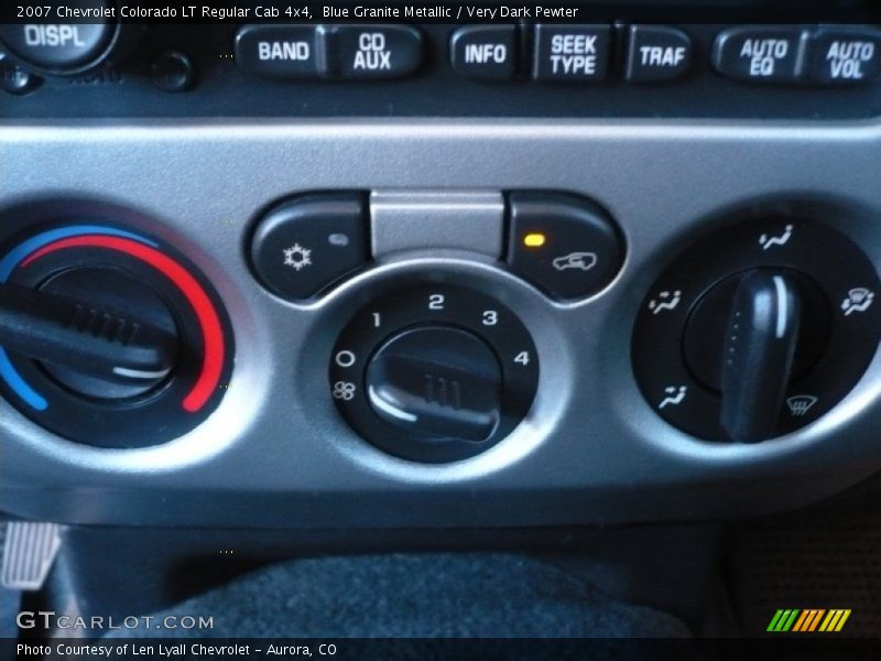 Blue Granite Metallic / Very Dark Pewter 2007 Chevrolet Colorado LT Regular Cab 4x4