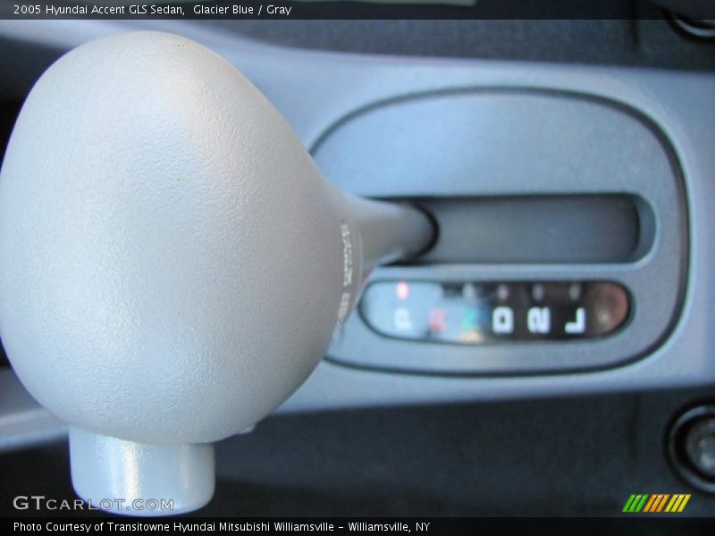 Glacier Blue / Gray 2005 Hyundai Accent GLS Sedan