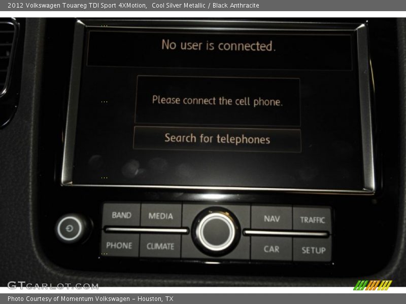 Cool Silver Metallic / Black Anthracite 2012 Volkswagen Touareg TDI Sport 4XMotion