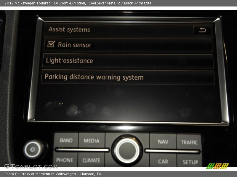 Cool Silver Metallic / Black Anthracite 2012 Volkswagen Touareg TDI Sport 4XMotion