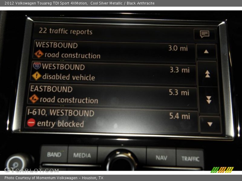 Cool Silver Metallic / Black Anthracite 2012 Volkswagen Touareg TDI Sport 4XMotion