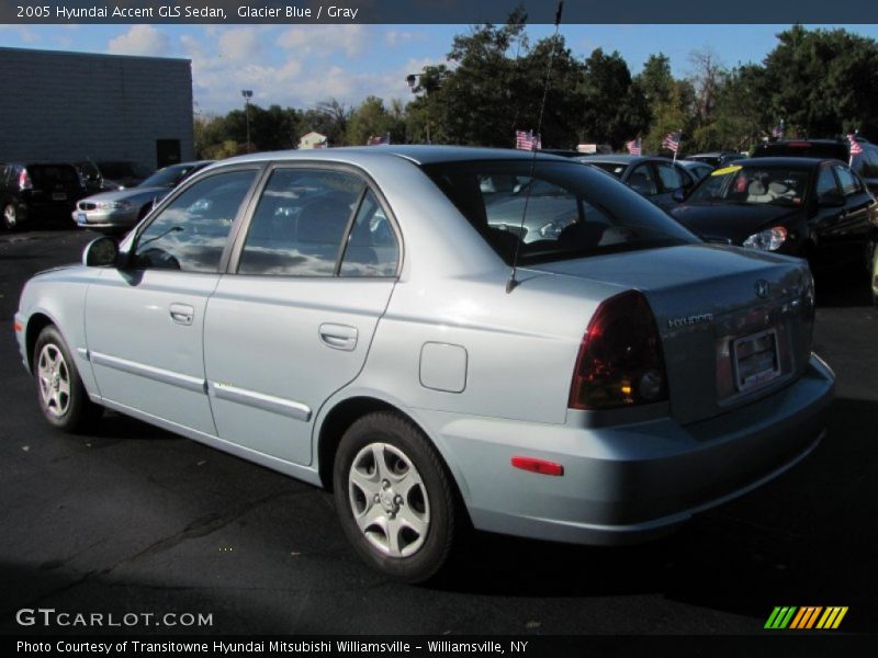 Glacier Blue / Gray 2005 Hyundai Accent GLS Sedan