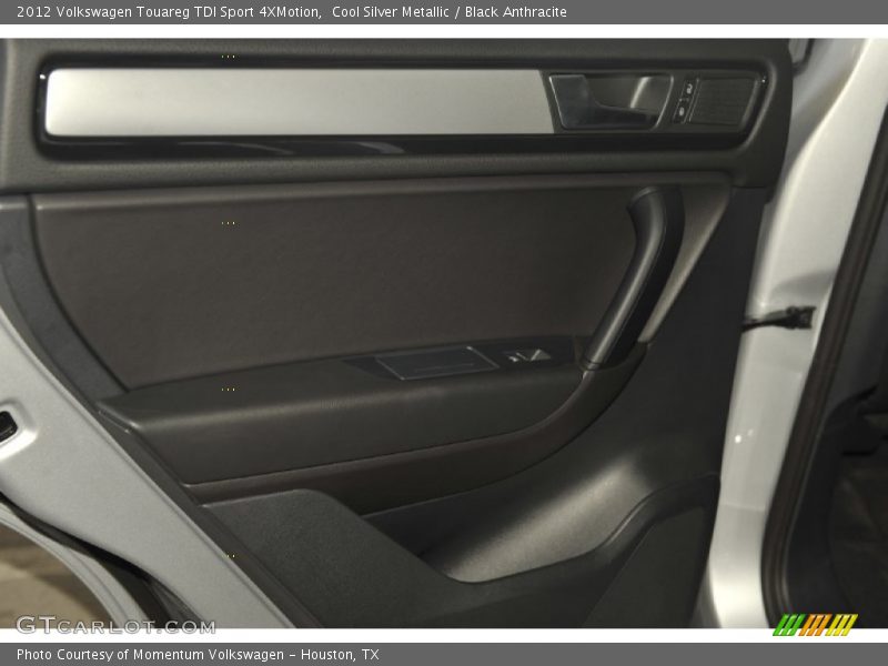 Cool Silver Metallic / Black Anthracite 2012 Volkswagen Touareg TDI Sport 4XMotion
