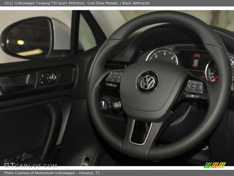Cool Silver Metallic / Black Anthracite 2012 Volkswagen Touareg TDI Sport 4XMotion
