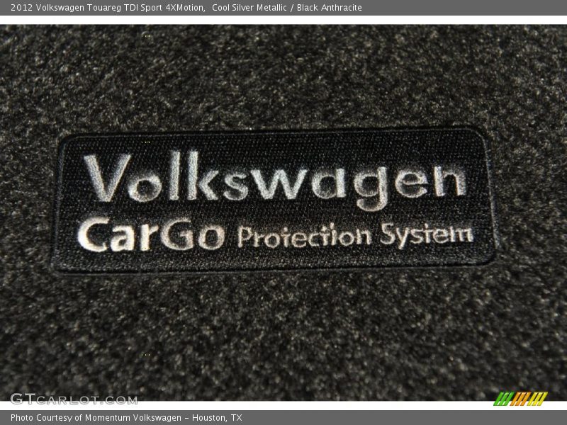 Cool Silver Metallic / Black Anthracite 2012 Volkswagen Touareg TDI Sport 4XMotion