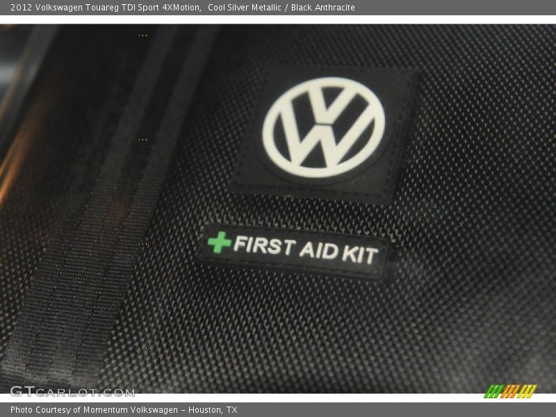 Cool Silver Metallic / Black Anthracite 2012 Volkswagen Touareg TDI Sport 4XMotion