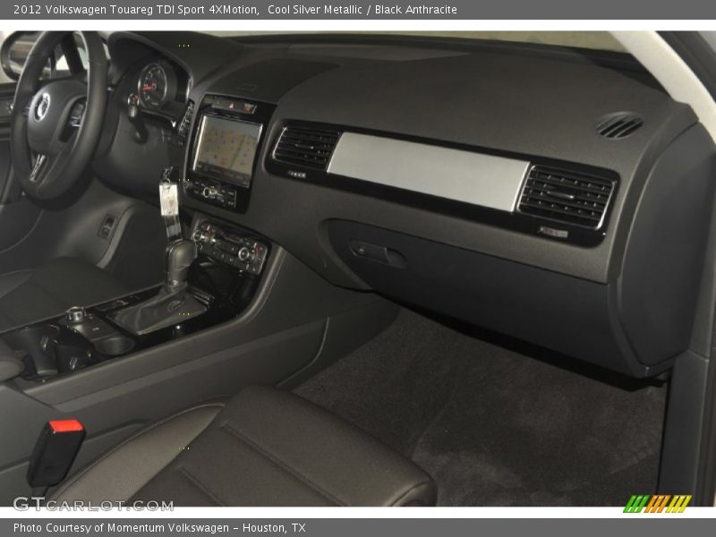 Cool Silver Metallic / Black Anthracite 2012 Volkswagen Touareg TDI Sport 4XMotion