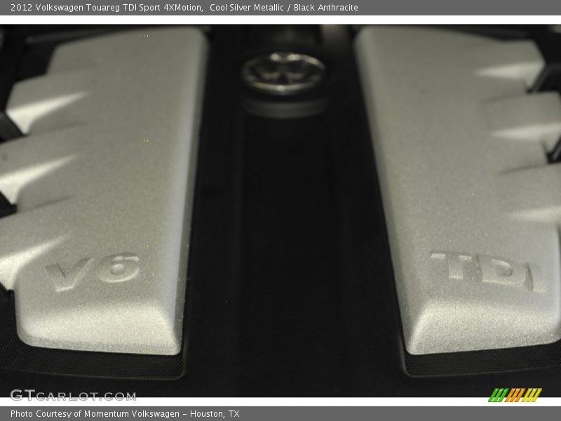 Cool Silver Metallic / Black Anthracite 2012 Volkswagen Touareg TDI Sport 4XMotion