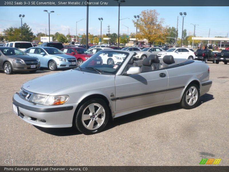  2002 9-3 SE Convertible Silver Metallic