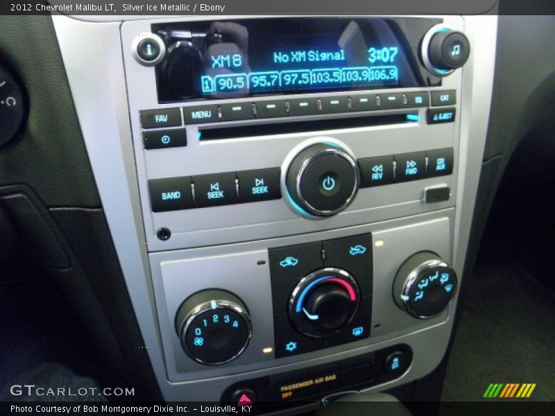 Silver Ice Metallic / Ebony 2012 Chevrolet Malibu LT