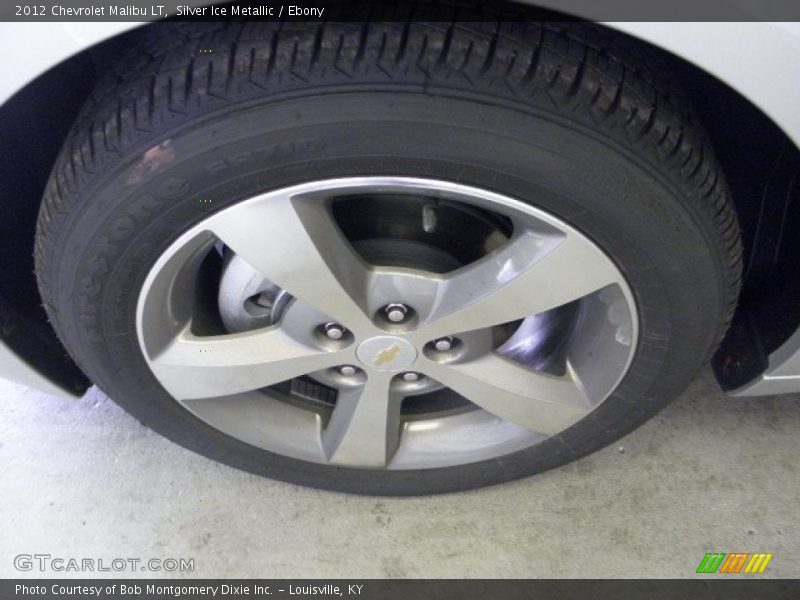 Silver Ice Metallic / Ebony 2012 Chevrolet Malibu LT