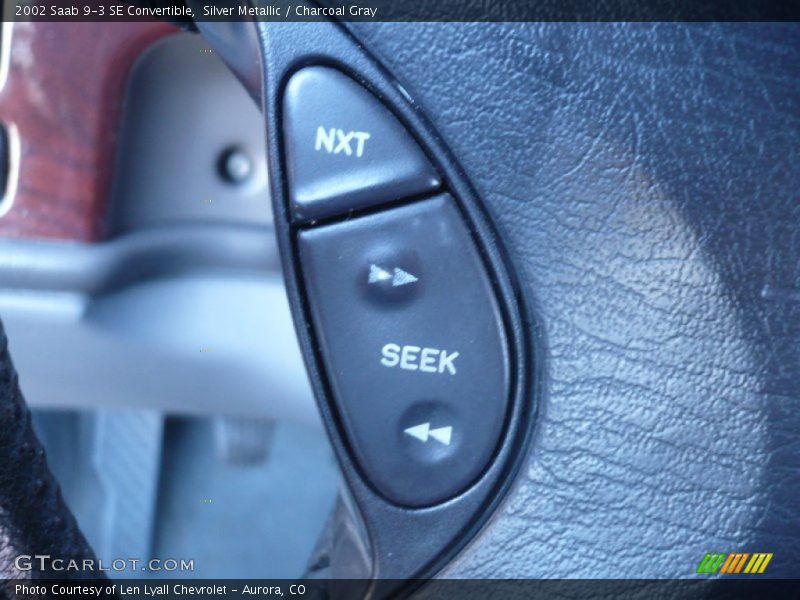 Silver Metallic / Charcoal Gray 2002 Saab 9-3 SE Convertible