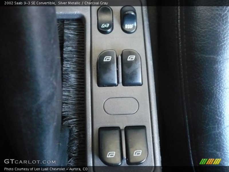 Silver Metallic / Charcoal Gray 2002 Saab 9-3 SE Convertible