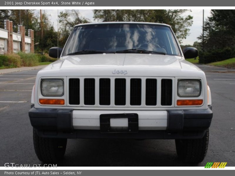 Stone White / Agate 2001 Jeep Cherokee Sport 4x4