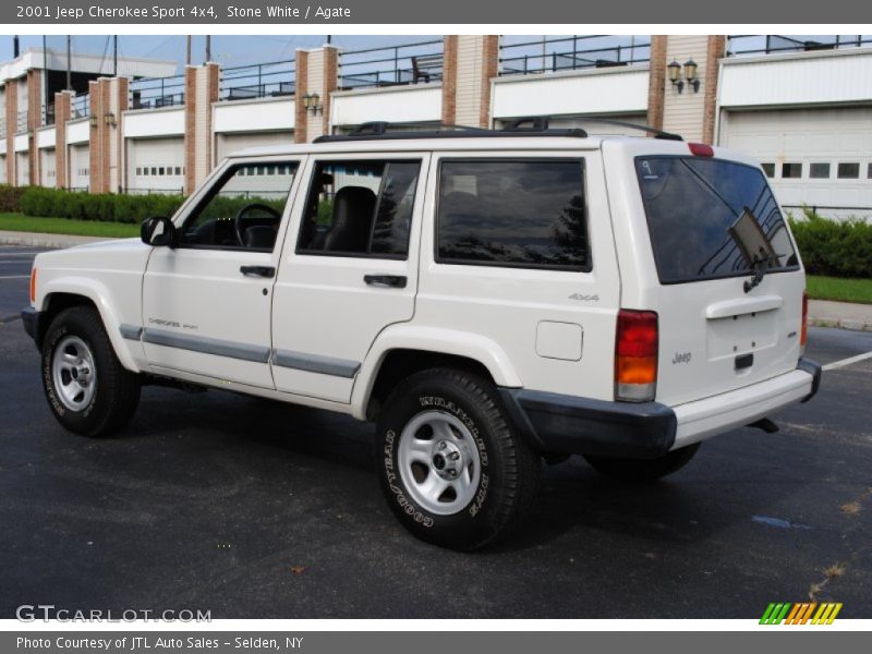 Stone White / Agate 2001 Jeep Cherokee Sport 4x4