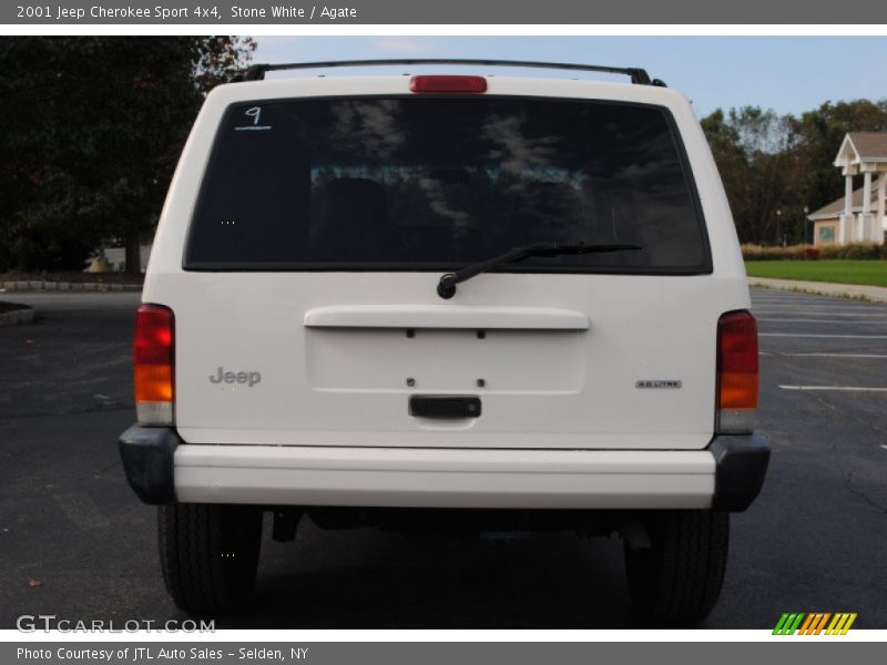 Stone White / Agate 2001 Jeep Cherokee Sport 4x4