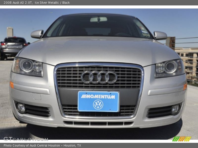 Ice Silver Metallic / Black 2008 Audi A3 2.0T