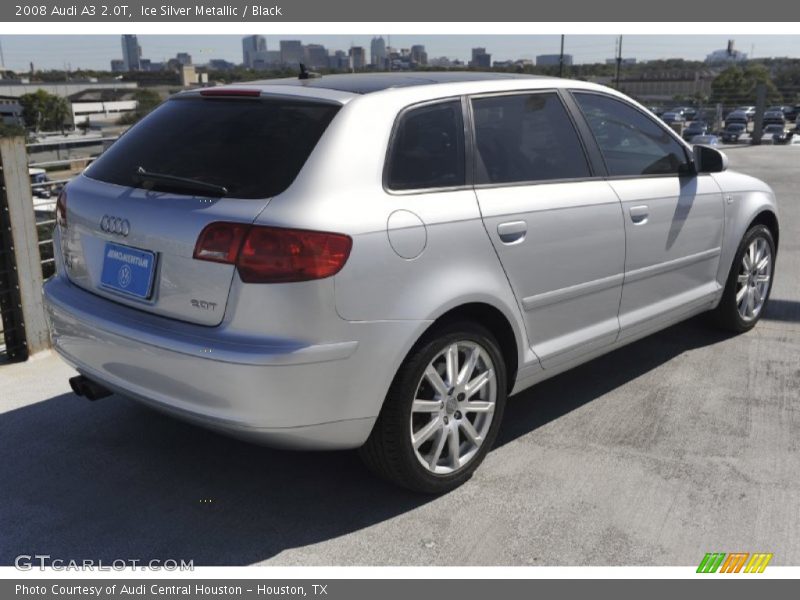 Ice Silver Metallic / Black 2008 Audi A3 2.0T