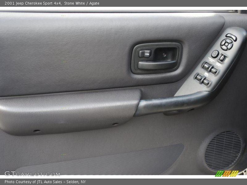 Stone White / Agate 2001 Jeep Cherokee Sport 4x4
