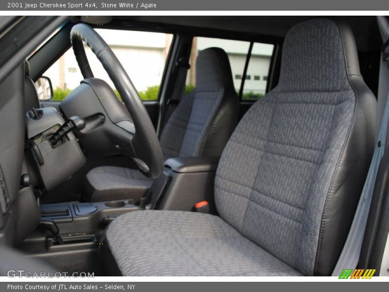 Stone White / Agate 2001 Jeep Cherokee Sport 4x4