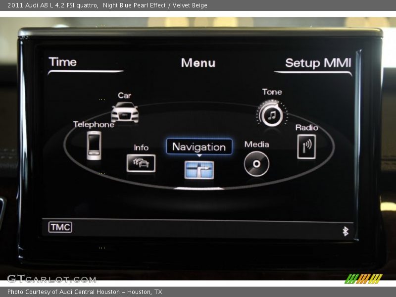 Night Blue Pearl Effect / Velvet Beige 2011 Audi A8 L 4.2 FSI quattro