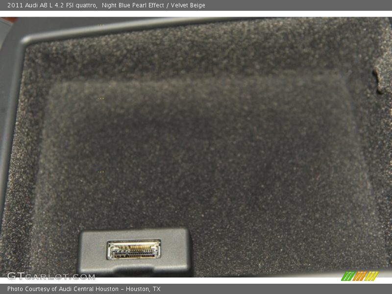 Night Blue Pearl Effect / Velvet Beige 2011 Audi A8 L 4.2 FSI quattro