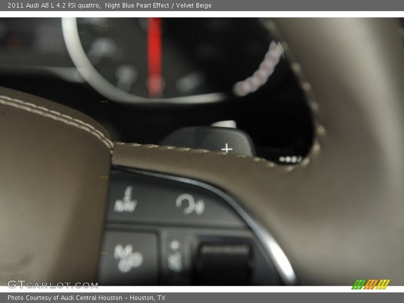 Night Blue Pearl Effect / Velvet Beige 2011 Audi A8 L 4.2 FSI quattro