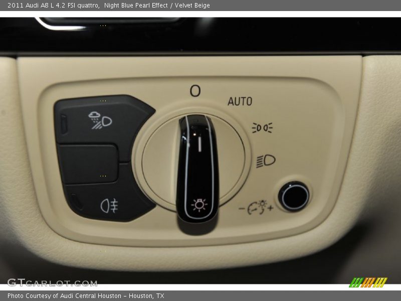 Night Blue Pearl Effect / Velvet Beige 2011 Audi A8 L 4.2 FSI quattro