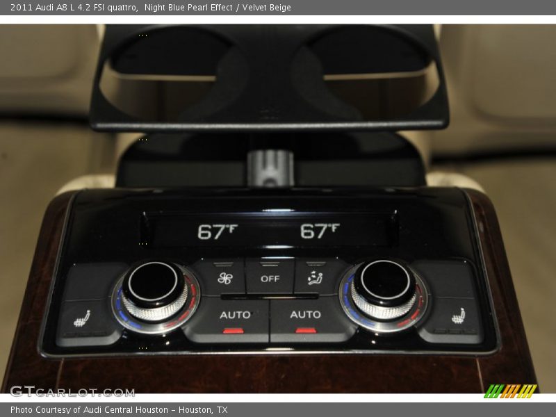 Night Blue Pearl Effect / Velvet Beige 2011 Audi A8 L 4.2 FSI quattro