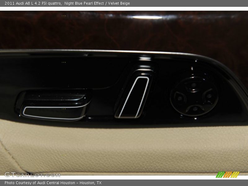 Night Blue Pearl Effect / Velvet Beige 2011 Audi A8 L 4.2 FSI quattro