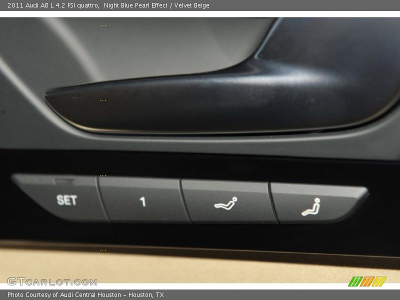 Night Blue Pearl Effect / Velvet Beige 2011 Audi A8 L 4.2 FSI quattro