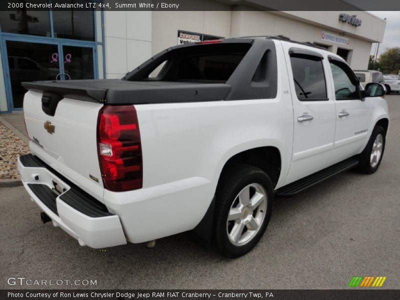 Summit White / Ebony 2008 Chevrolet Avalanche LTZ 4x4