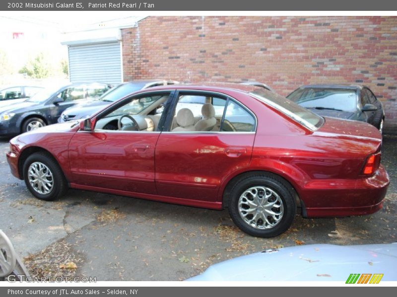 Patriot Red Pearl / Tan 2002 Mitsubishi Galant ES