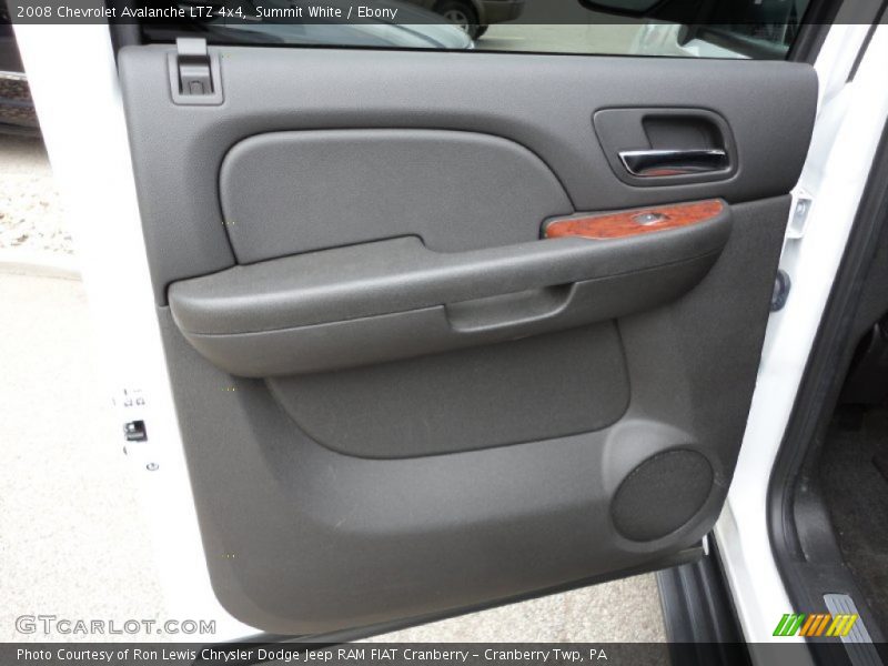 Summit White / Ebony 2008 Chevrolet Avalanche LTZ 4x4