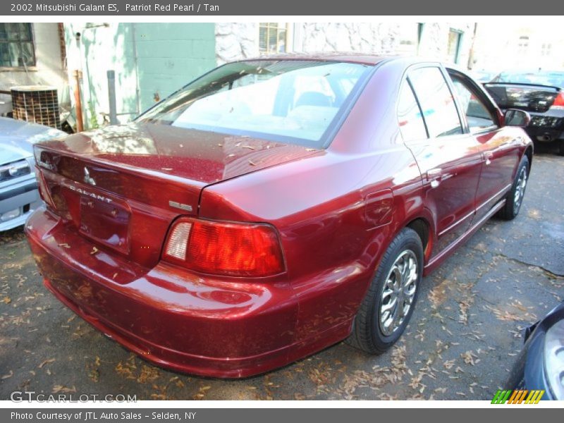 Patriot Red Pearl / Tan 2002 Mitsubishi Galant ES